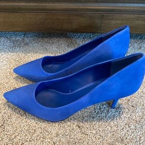 Blue Suede Heels 11M